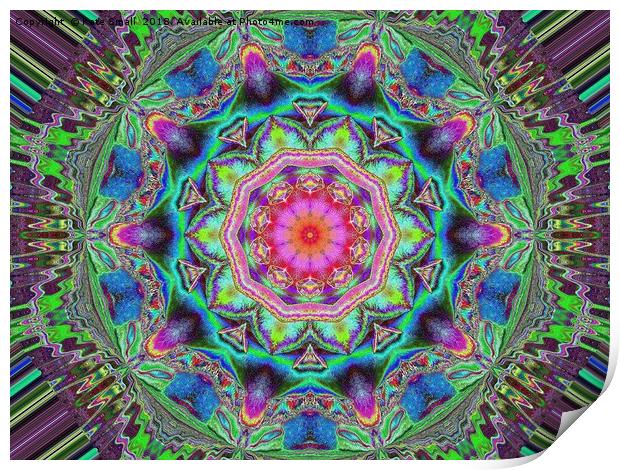 Psychedelic Print by Kate Small