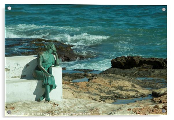 Mediterranean Dreaming Acrylic by Rob Hawkins