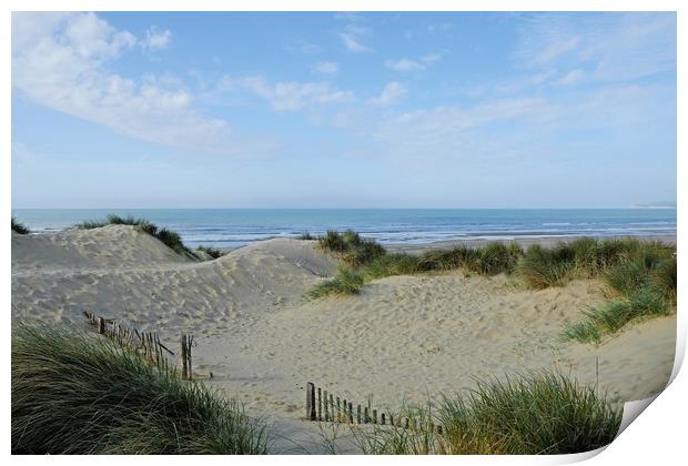 Camber Sands Print by Diana Mower
