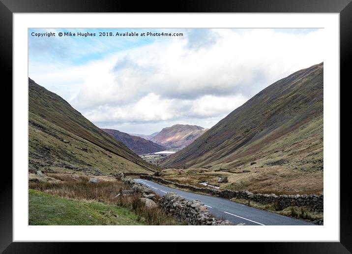 Kirkstone Pass Framed Mounted Print by Mike Hughes