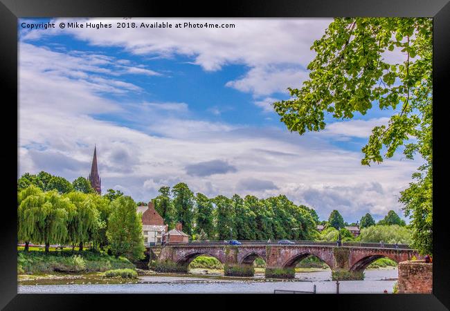 River Dee Framed Print by Mike Hughes
