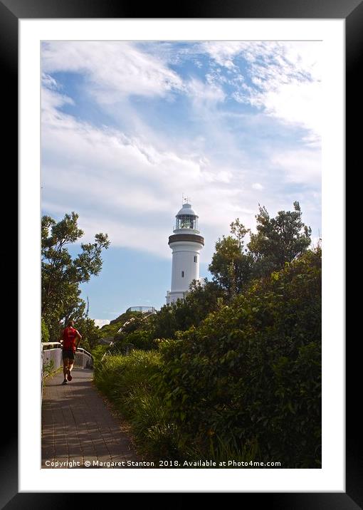 Cape Byron Lighthouse  Framed Mounted Print by Margaret Stanton