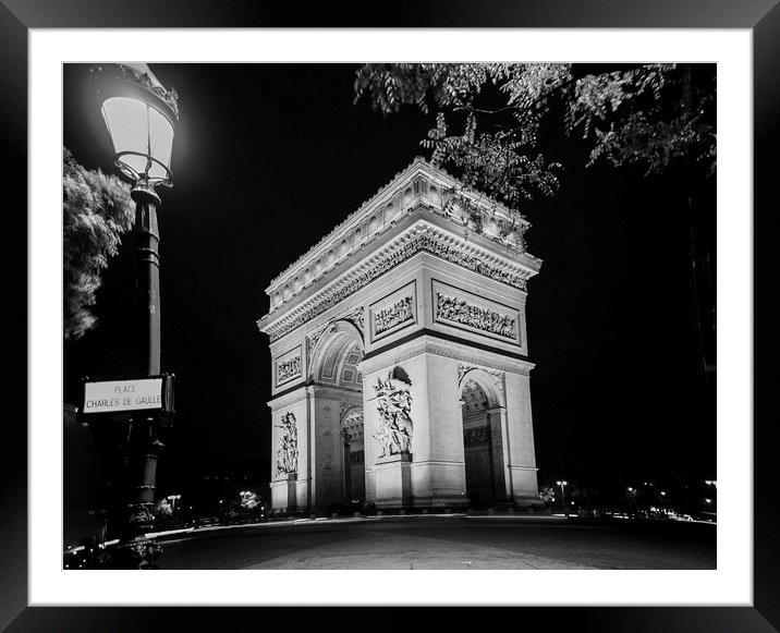 Arc de Triomphe PARIS, France  Framed Mounted Print by Philip Enticknap