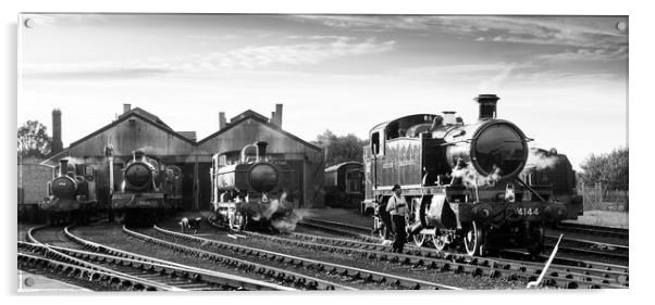 Didcot Railway Centre Acrylic by Philip Enticknap