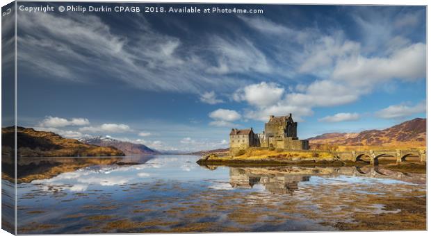 Eilean Donan Castle - Scotland Canvas Print by Phil Durkin DPAGB BPE4