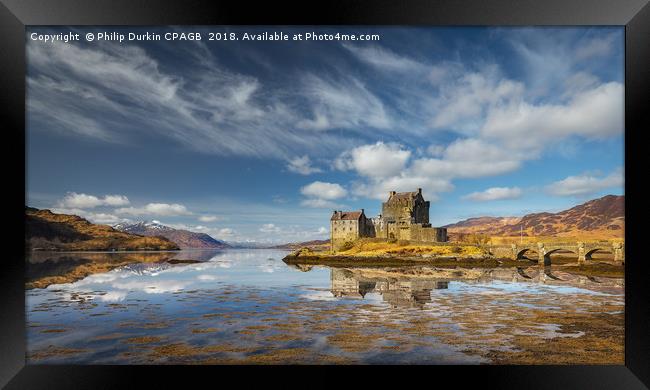 Eilean Donan Castle - Scotland Framed Print by Phil Durkin DPAGB BPE4