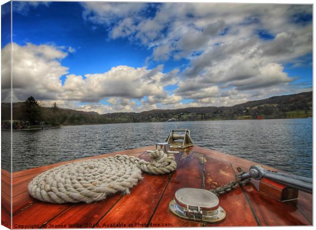 Coniston Lake Canvas Print by Joanne Wilde