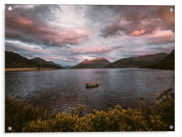 Loch Leven Acrylic by andrew bagley