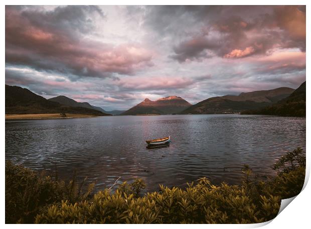 Loch Leven Print by andrew bagley