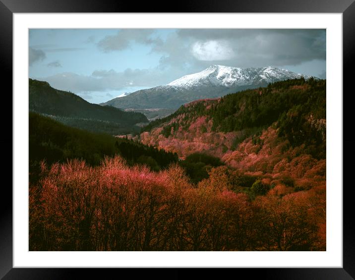 Snowdonia.                 Framed Mounted Print by andrew bagley