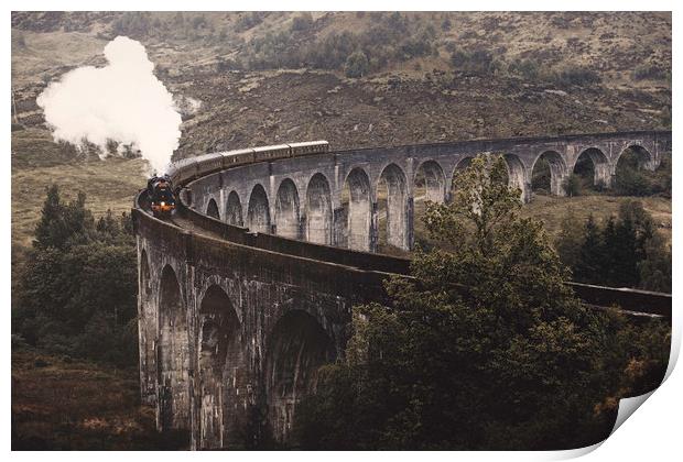 Glenfinnan Viaduct.                     Print by andrew bagley
