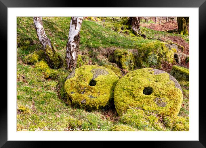 Peak District Millstones Framed Mounted Print by Andy McGarry