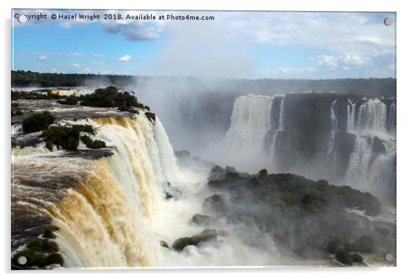 Iguazu Falls, Brazil Acrylic by Hazel Wright