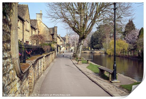 Bourton on the Water The Cotswolds Print by Jim Key
