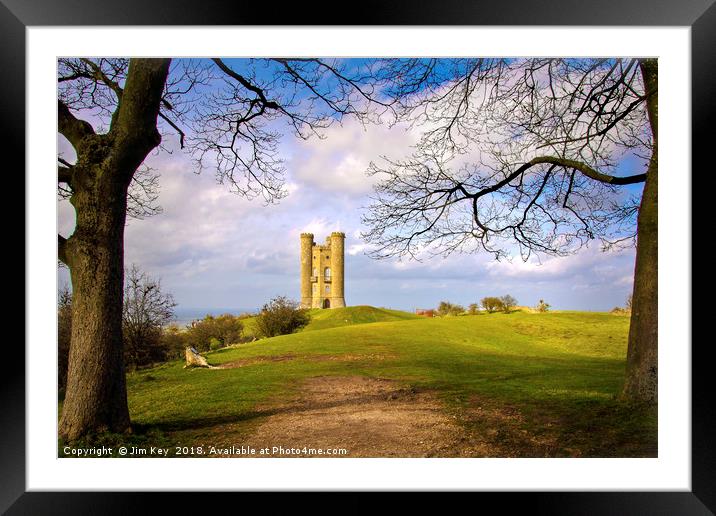 Broadway Tower The Cotswolds Framed Mounted Print by Jim Key