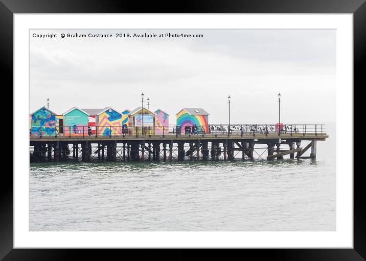 Southend Pier Framed Mounted Print by Graham Custance