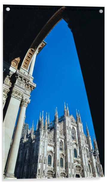 Milan's Duomo Cathedral Acrylic by Alexandre Rotenberg