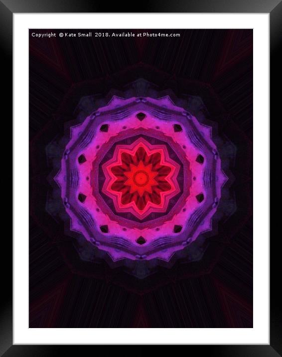 A light in the dark Framed Mounted Print by Kate Small
