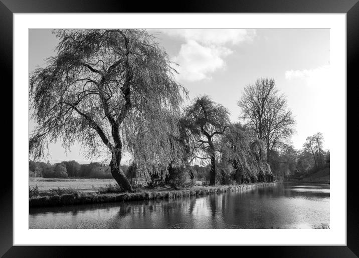 The River Wey,Guildford, Surrey,England  Framed Mounted Print by Philip Enticknap