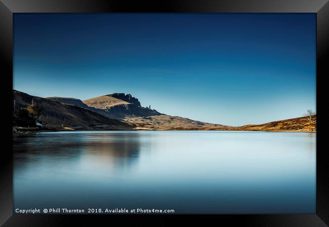 The Old Man of Storr No. 2 Framed Print by Phill Thornton