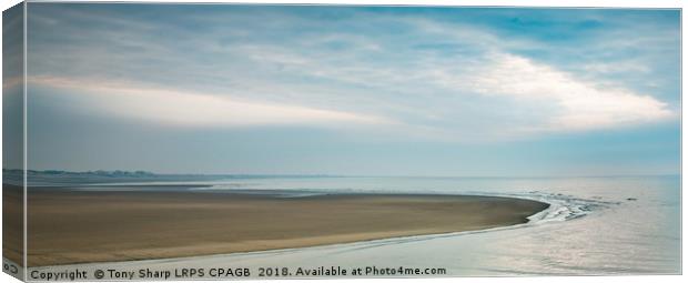 SANDSPIT Canvas Print by Tony Sharp LRPS CPAGB