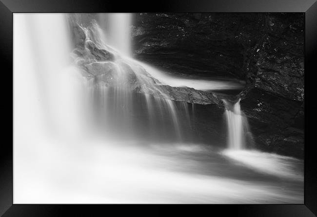 Waterfall Framed Print by Sam Smith