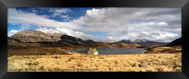 Loch Stack and Arkle Framed Print by Jamie Green