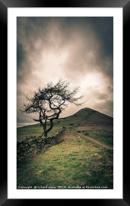 The Long Walk Framed Mounted Print by richard sayer