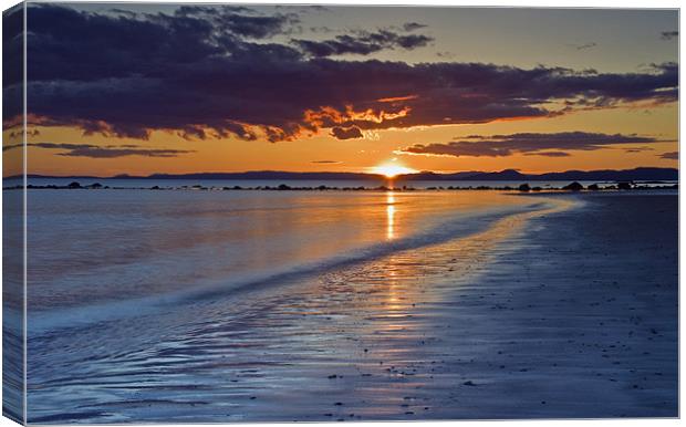 Scottish sunset Canvas Print by Sam Smith