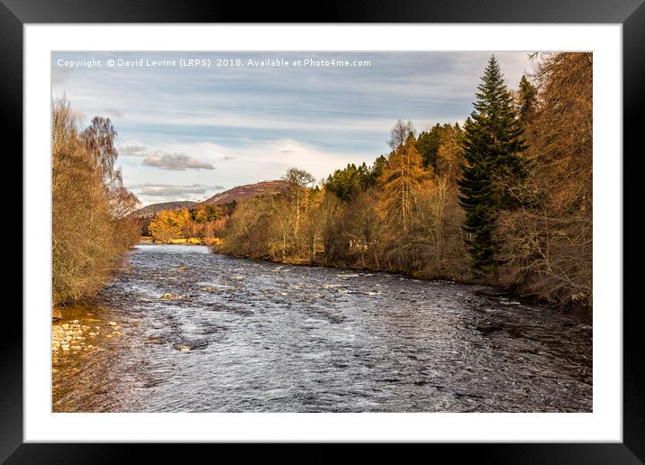 River Dee Framed Mounted Print by David Lewins (LRPS)