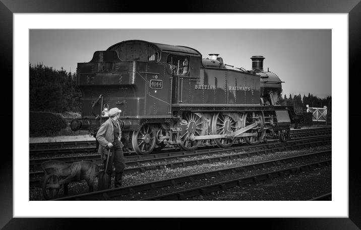 '5101' class 2-6-2T 'large prairie' locomotive . Framed Mounted Print by Philip Enticknap