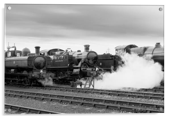 '5101' class 2-6-2T 'large prairie' locomotive   Acrylic by Philip Enticknap