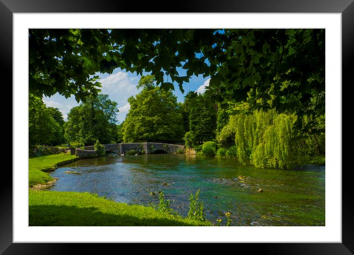 Ashford in the Water,Derbyshire,England. Framed Mounted Print by Philip Enticknap