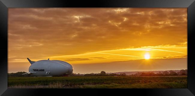 The Airlander 10 at Cardington Framed Print by Donnie Canning