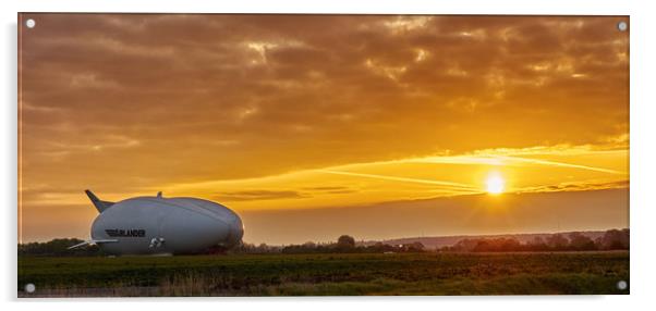 The Airlander 10 at Cardington Acrylic by Donnie Canning