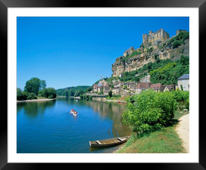 Beynac-et-cazenac, Dordogne, France. Framed Mounted Print by Philip Enticknap