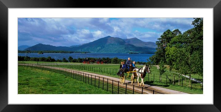 Jaunting Cart, County Kerry, Ireland  Framed Mounted Print by Philip Enticknap