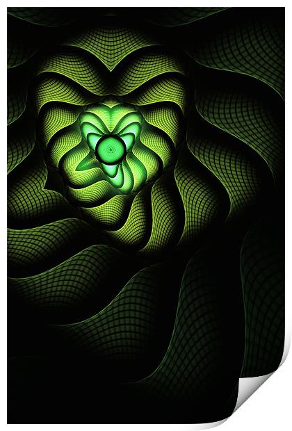 Fractal Cobra Print by John Edwards