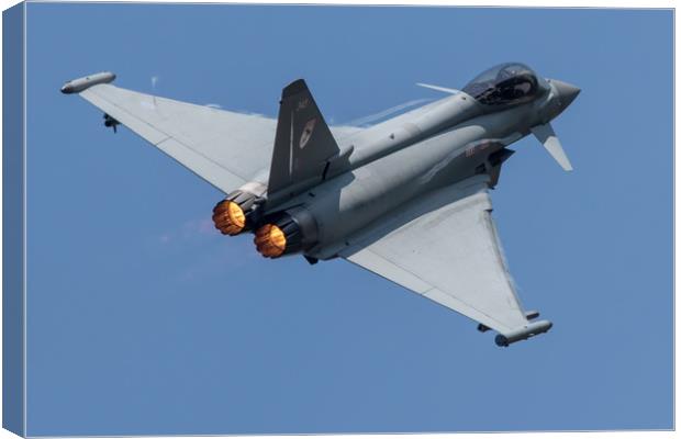 2018 RAF Eurofighter Typhoon Display Canvas Print by J Biggadike
