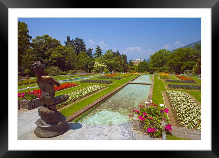 Villa Taranto Gardens,Lake Maggiore,Italy Framed Mounted Print by Philip Enticknap