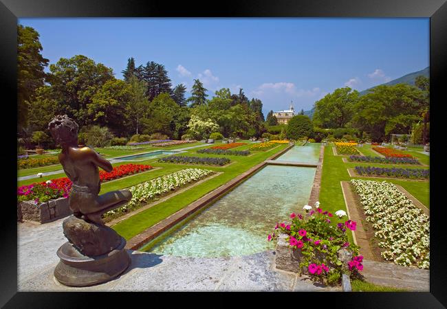 Villa Taranto Gardens,Lake Maggiore,Italy Framed Print by Philip Enticknap