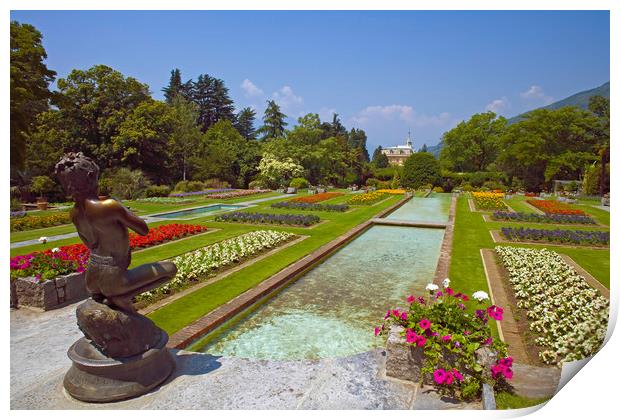 Villa Taranto Gardens,Lake Maggiore,Italy Print by Philip Enticknap