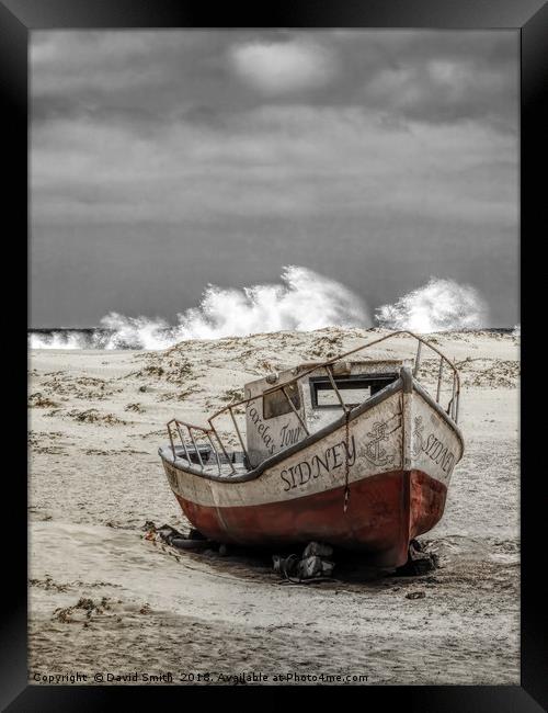 Beached Framed Print by David Smith