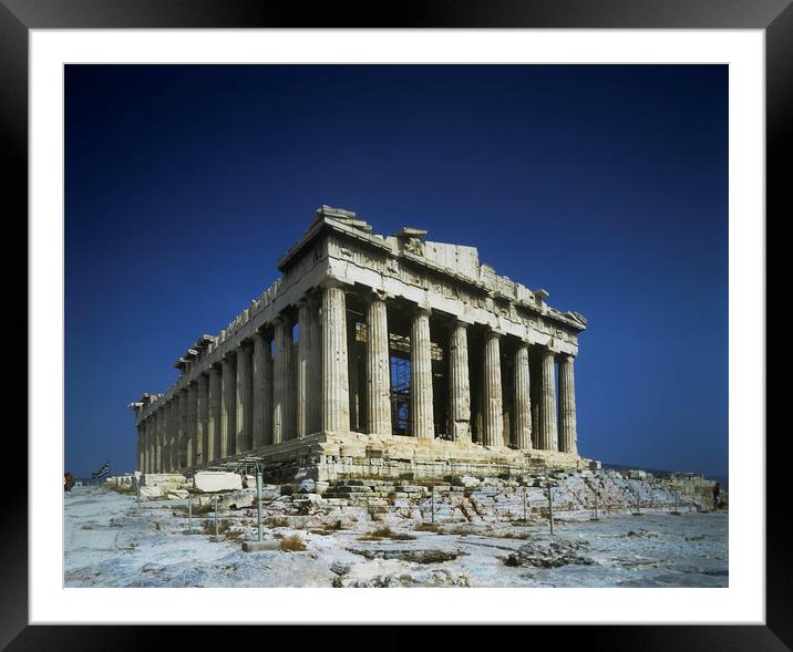 Athens,The Parthenon. Framed Mounted Print by Philip Enticknap