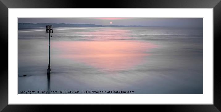 BREAKING DAWN Framed Mounted Print by Tony Sharp LRPS CPAGB