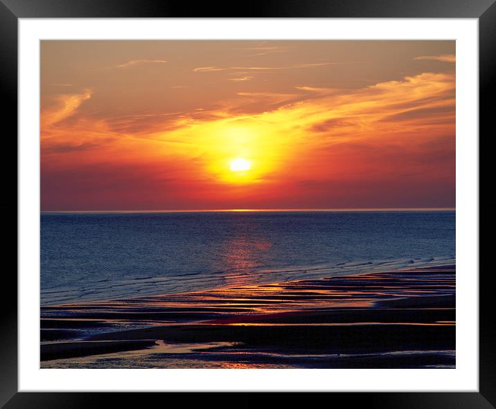 Cumbria Coast Sunset ,England  Framed Mounted Print by Philip Enticknap