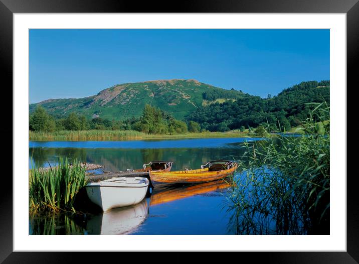 GRASMERE,  LAKE DISTRICT CUMBRIA  ENGLAND  Framed Mounted Print by Philip Enticknap