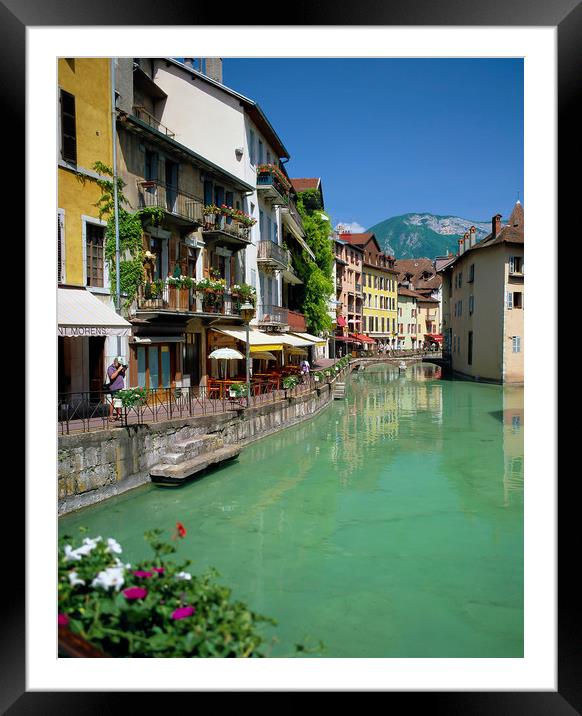 ANNECY, RHONE ALPS FRANCE  Framed Mounted Print by Philip Enticknap