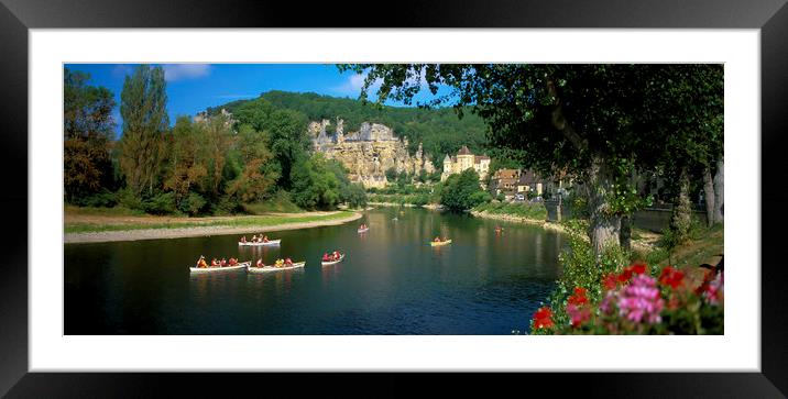 La Roque Gageac, Dordogne , France. Framed Mounted Print by Philip Enticknap