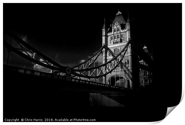 Tower Bridge Print by Chris Harris